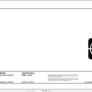 Raymond Orderpicker 212 218 233 Gofer Electrical Schematic 1123013A 2010 (1)