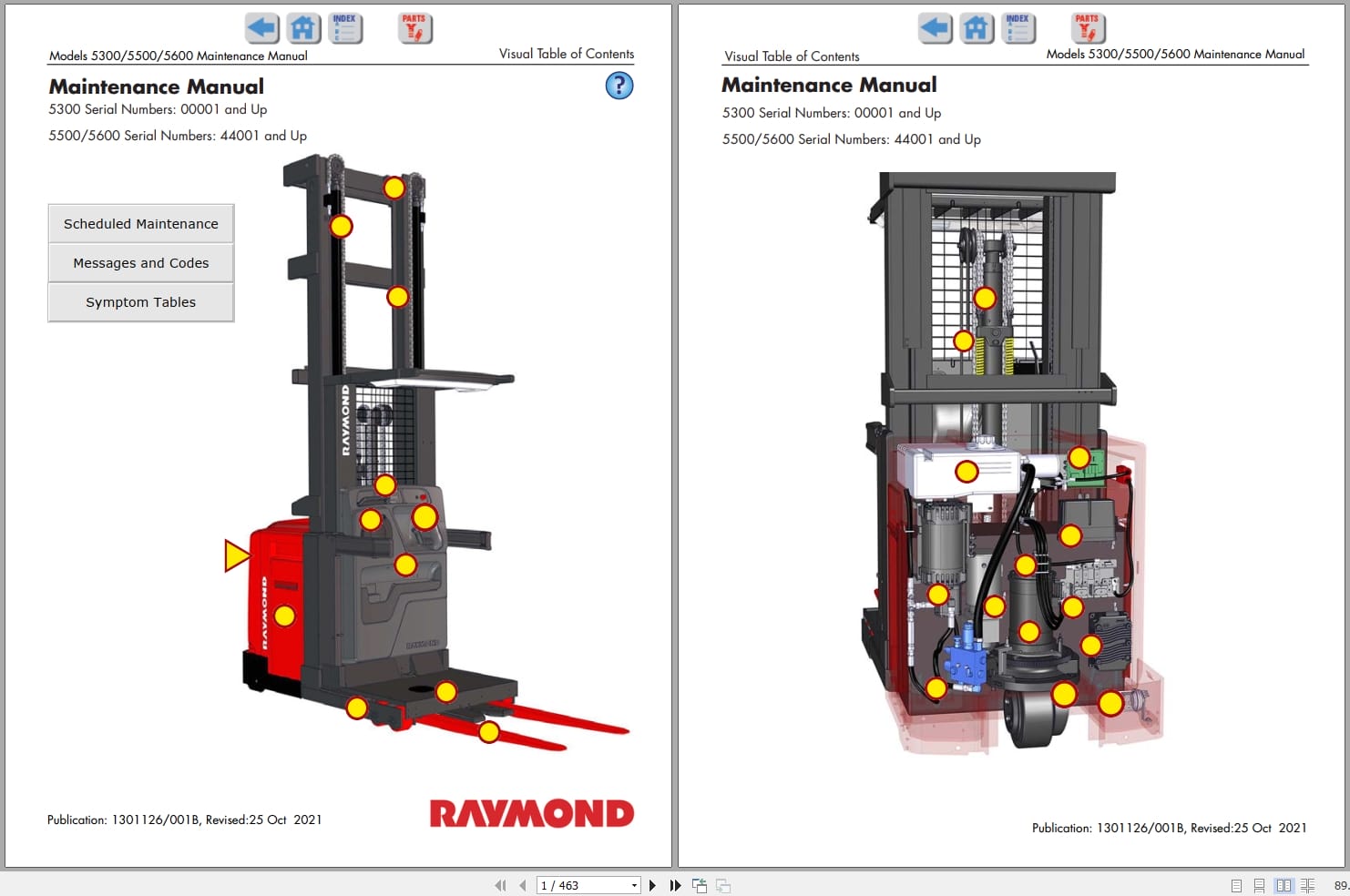 Raymond Orderpicker 5300 5500 5600 Maintenance Manual 1301126001B 2021 (1)