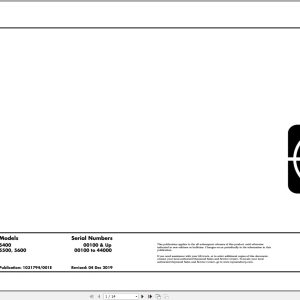 Raymond Orderpicker 5400 5500 5600 Hydraulic Electrical Schematic 1031794001E 2019 (1)