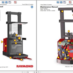 Raymond Orderpicker 5400 5500 5600 Maintenance Manual 1031794001E 2019 (1)