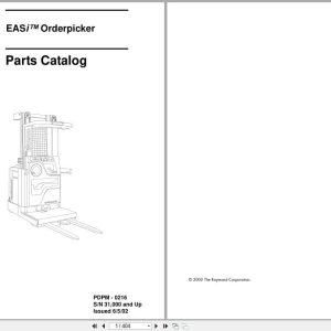 Raymond Orderpicker EASi Parts Manual PDPM 0216 (1)