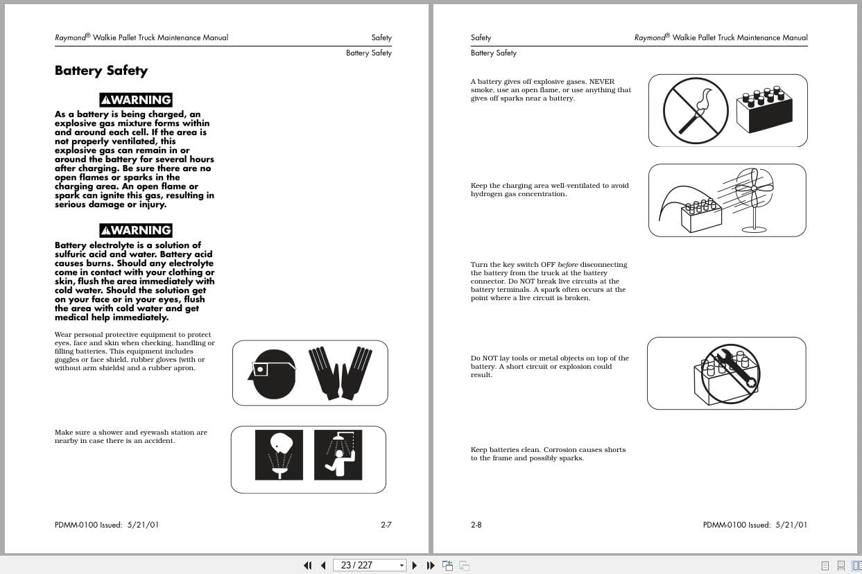 Raymond Pallet Truck 101 Maintenance Manual PDMM 0100 (2)