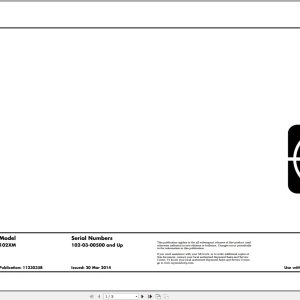 Raymond Pallet Truck 102XM Electrical Schematic 1123035B 2014 (1)