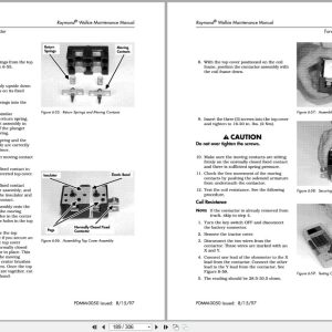 Raymond Pallet Truck 111 112 113 114 Maintenance Instructions Pdmm 0050 (3)