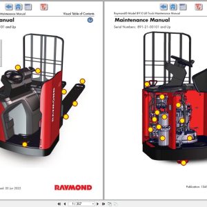 Raymond Pallet Truck 8910 Maintenance Manual 1345691001B 2022 (1)