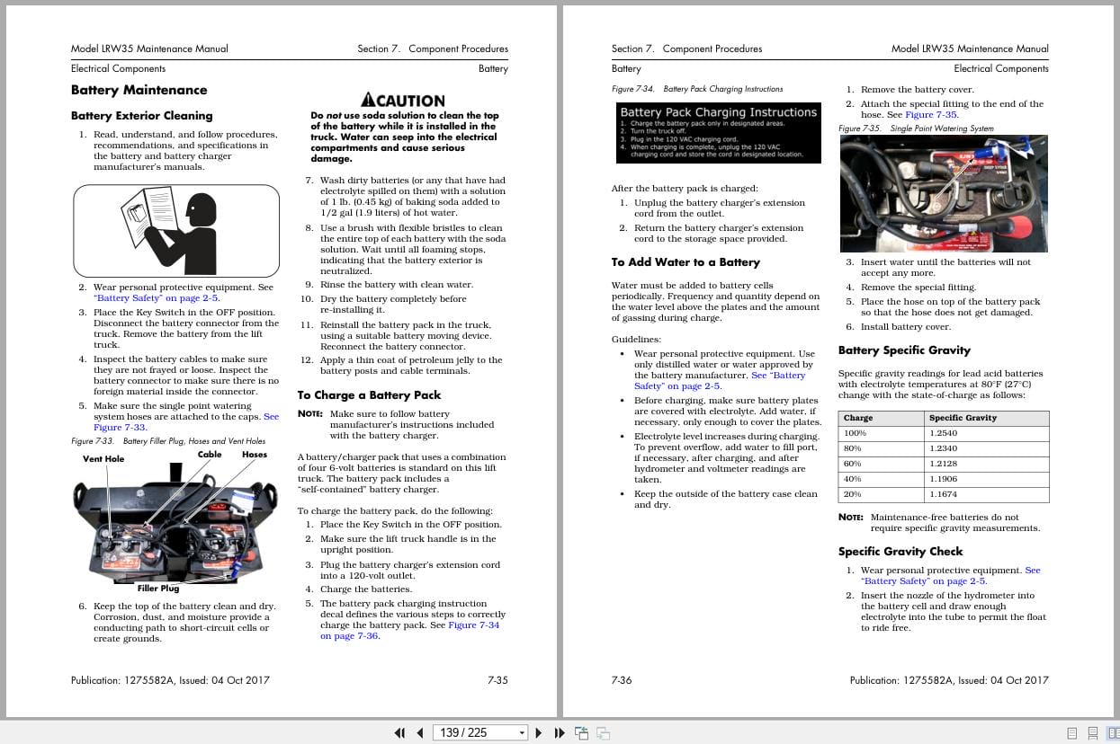 Raymond Pallet Truck LRW35 Maintenance Manual 1275582A 2017 (3)