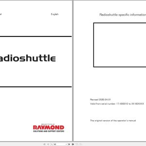 Raymond Radio Shuttle Service Operators User Manuals (1)