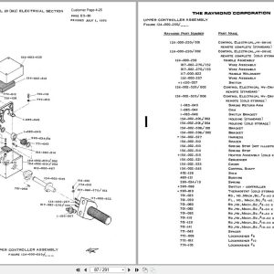 Raymond Reach 20 Parts Catalog Pdpm 0081 (3)