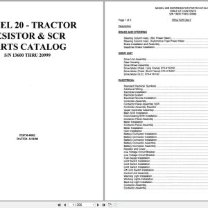 Raymond Reach 20 Parts Catalog PDPM 0082 (1)