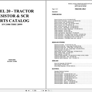 Raymond Reach 20 Resistor SCR Parts Catalog PDPM 0083 (1)