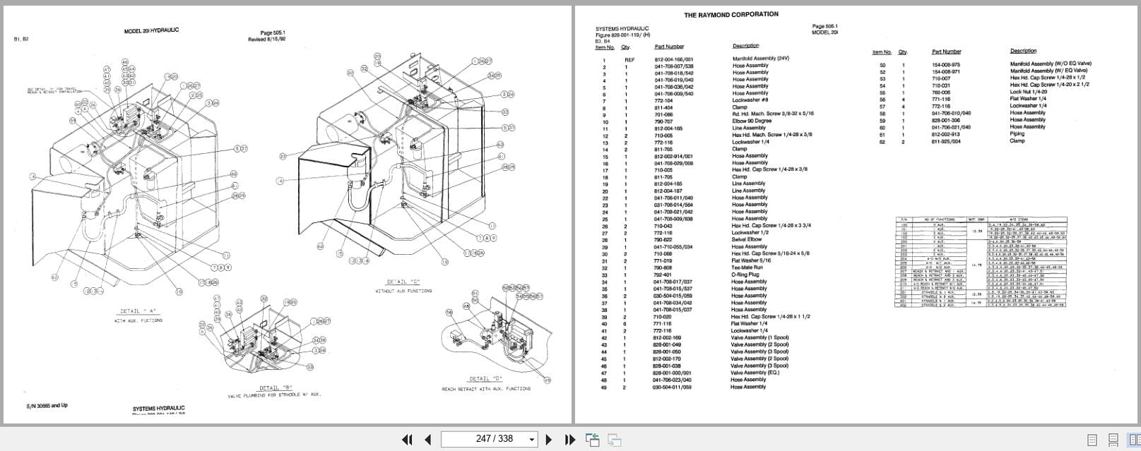 Raymond Reach 20i Parts Catalog PDPM 0043 (3)