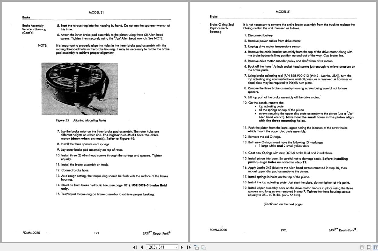 Raymond Reach 31 EASI2 Maintenance Manual PDMM 0020 (3)