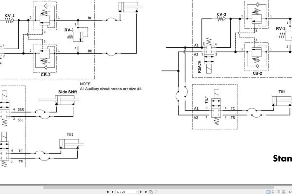 Raymond Reach 7500 7520 Hydraulic Electrical Schematic 1252757B 2023 (3)