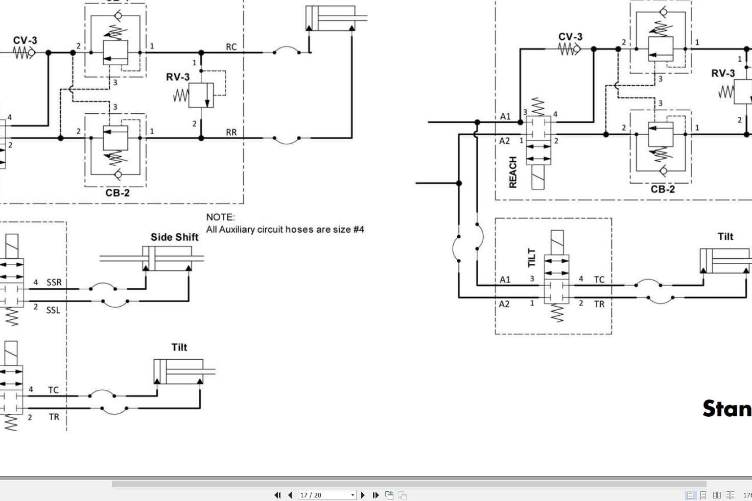 Raymond Reach 7500 7520 Hydraulic Electrical Schematic 1252757B 2023 (3)