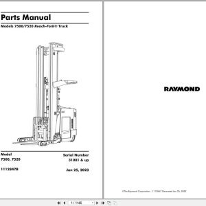 Raymond Reach 7500 7520 Parts Manual 1112847B 2023 (1)