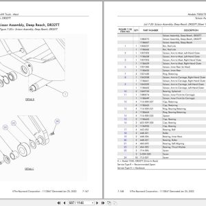 Raymond Reach 7500 7520 Parts Manual 1112847B 2023 (3)