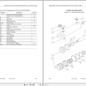 Raymond Reach 7600 7620 7640 Parts Manual 1087945A 2009 (2)