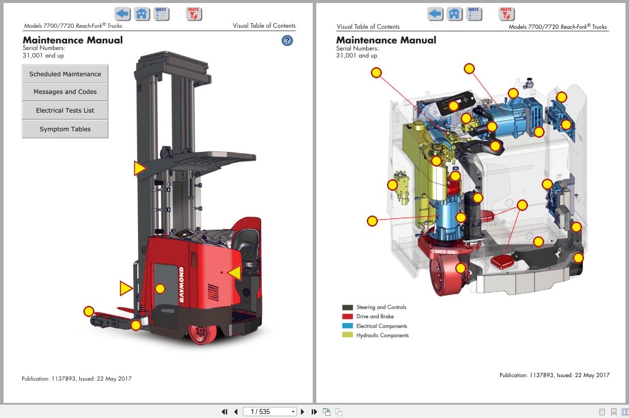 Raymond Reach 7700 7720 Maintenance Manual 1137893 2017 (1)