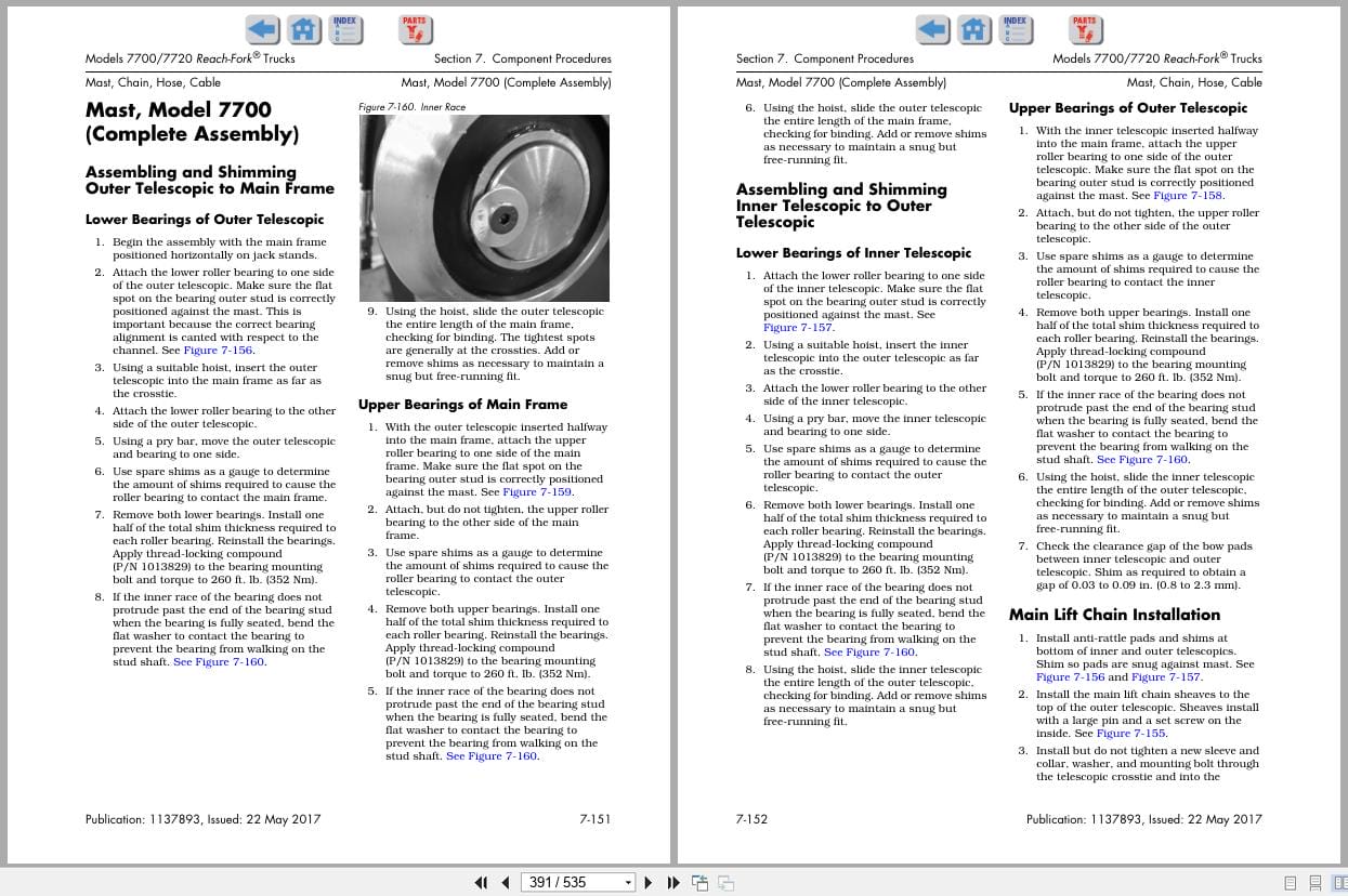 Raymond Reach 7700 7720 Maintenance Manual 1137893 2017 (2)