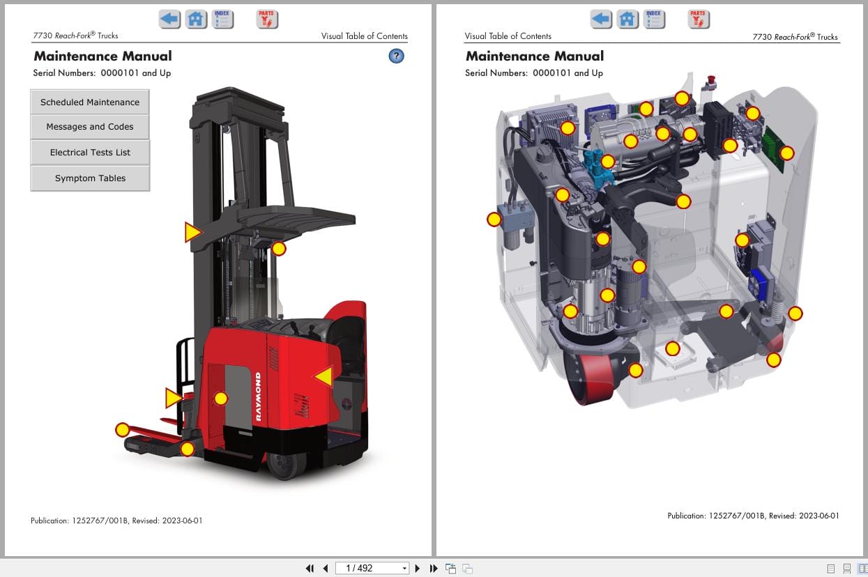 Raymond Reach 7730 Maintenance Manual 1252767001B 2023 (1)