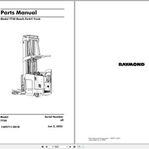 Raymond Reach 7730 Parts Manual 1309711001B 2023 (1)