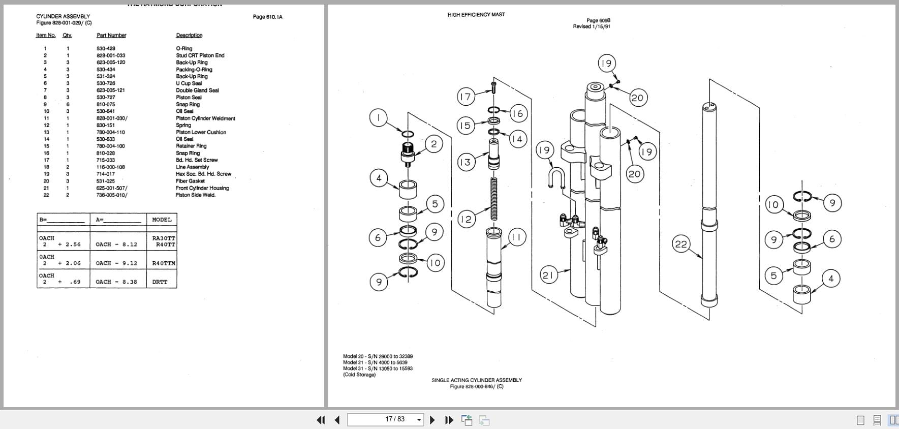 Raymond Reach DRTT High Efficiency Mast 13 Parts Catalog PDMM 0007 (3)