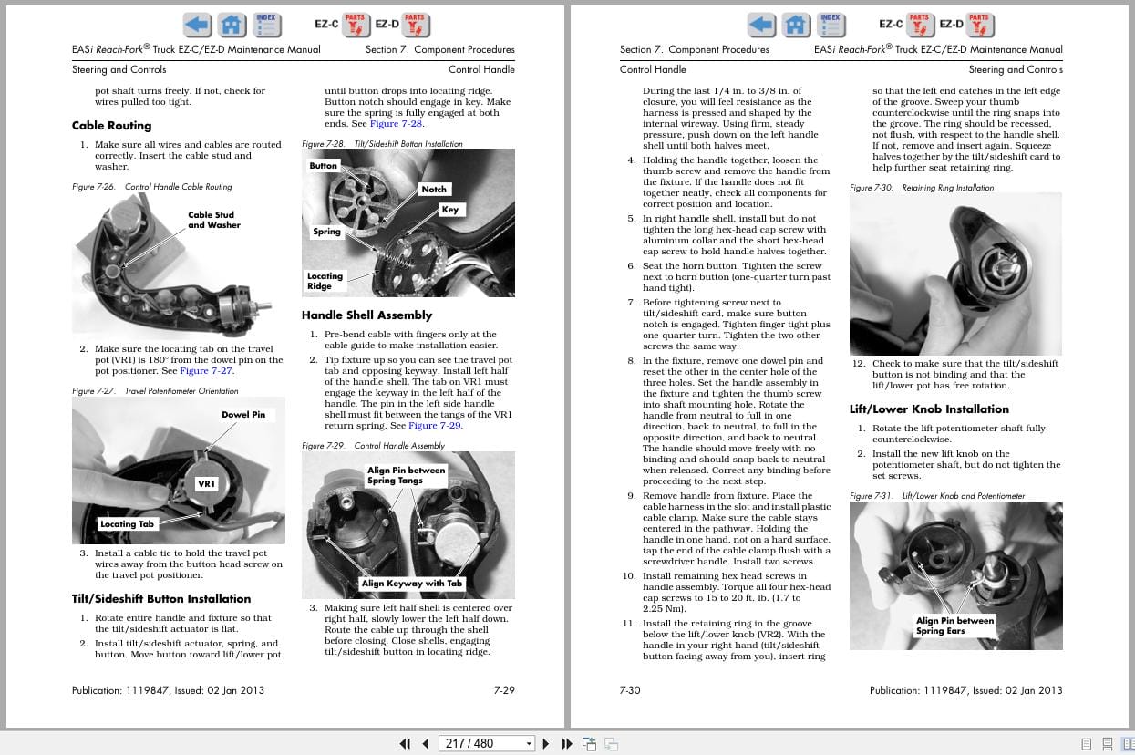 Raymond Reach EASi Maintenance Manual 1119847A 2013 (2)