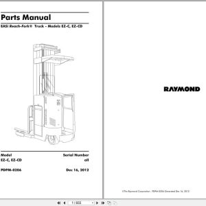Raymond Reach EASi Parts Manual PDPM 0206 2012 (1)