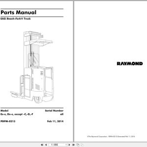 Raymond Reach EASi Parts Manual PDPM 0213 2014 (1)