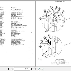Raymond Reach S30Tt High Efficiency Mast 22 Parts Catalog Pdmm 0005 Pdmm 0007 (3)