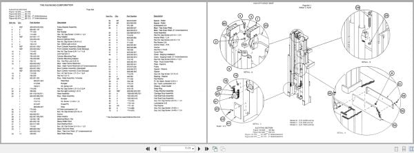 Raymond Reach S40Tt High Efficiency Mast 26 Parts Catalog Pdmm 0005 Pdmm 0007 (2)