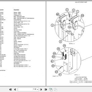 Raymond Reach S40Tt High Efficiency Mast 27 Parts Catalog Pdmm 0005 Pdmm 0007 (2)