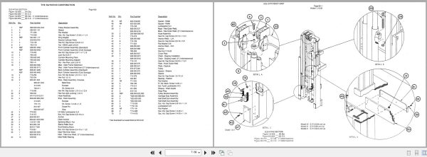 Raymond Reach S40Tt High Efficiency Mast 27 Parts Catalog Pdmm 0005 Pdmm 0007 (2)