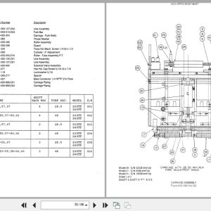Raymond Reach S40Tt High Efficiency Mast 27 Parts Catalog Pdmm 0005 Pdmm 0007 (3)