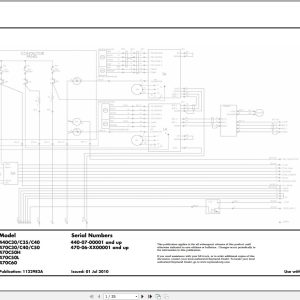 Raymond Sit Down Counterbalanced 4400 Hydraulic Electrical Schematic 1122982A 2010 (1)