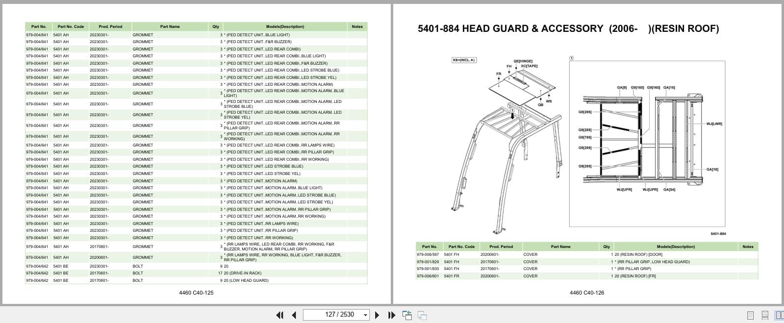 Raymond Sit Down Counterbalanced 4460 C40 Parts Manual 1418030001A 2023 (2)