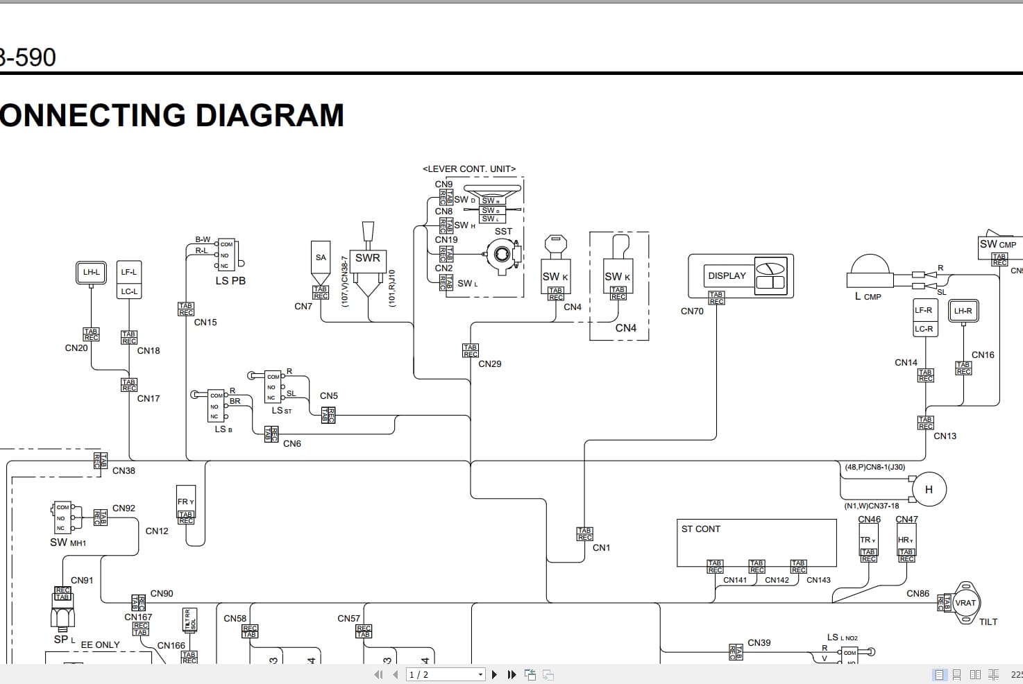 Raymond Sit Down Counterbalanced 4750 C80 C100 C120 Wiring Diagram (1)