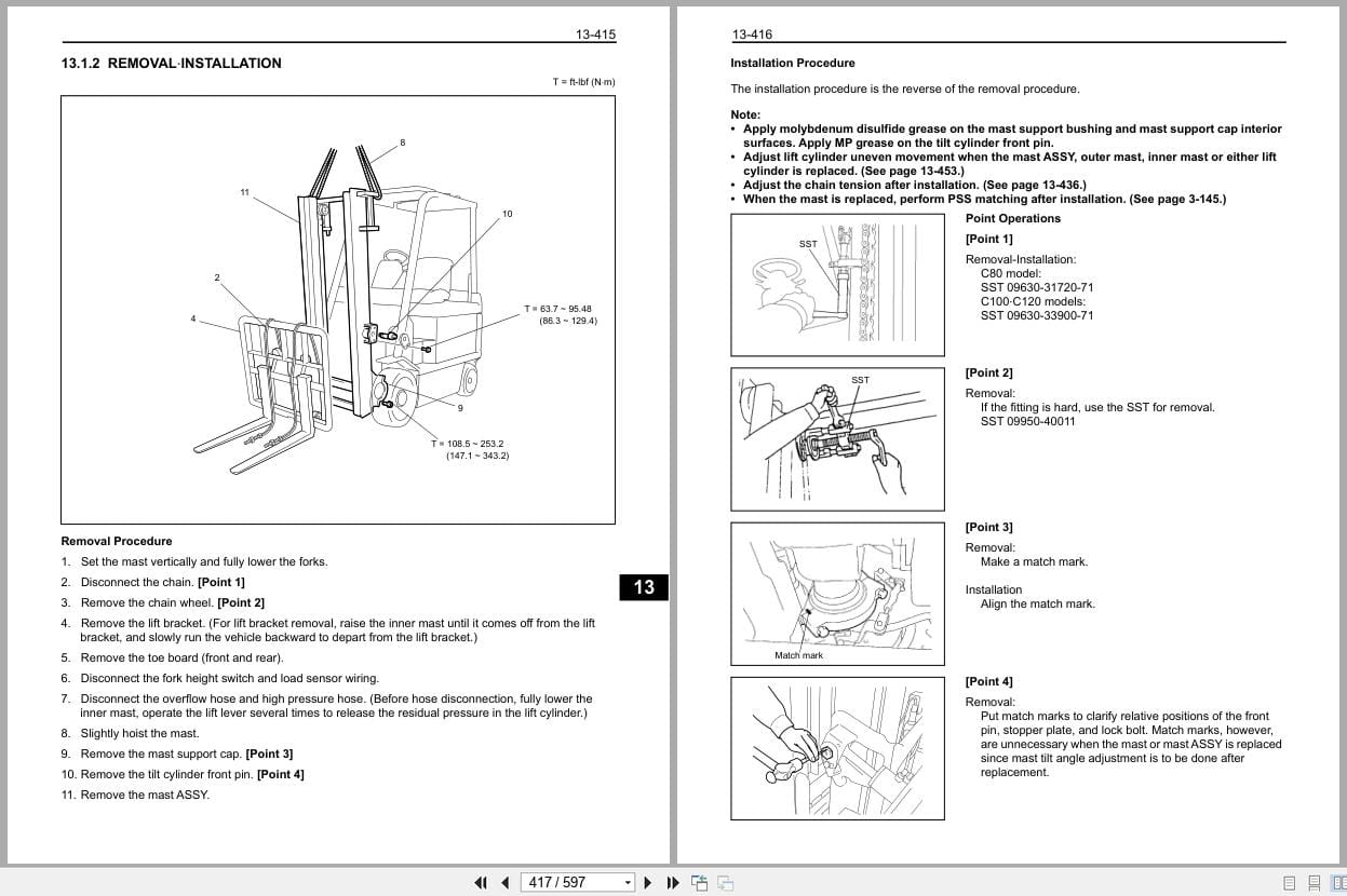 Raymond Sit Down Counterbalanced 4750 Maintenance Manual 1393839001A 2022 (3)