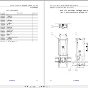 Raymond Stand-Up Counterbalanced EASi Pacer Parts Manual 1071518A 2008 Raymond Stand Up Counterbalanced Easi Pacer Parts Manual 1071518A 2008 (2)