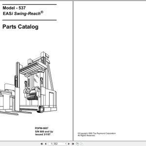 Raymond Swing Reach 537 EASi Parts Catalog PDPM 0007 (1)