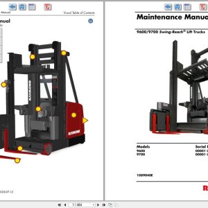 Raymond Swing Reach 9600 9700 Maintenance Manual 1089040E 2023 (1)