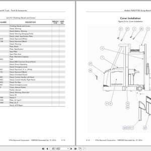 Raymond Swing Reach 9600 9700 Parts Manual 1089038 2016 (2)
