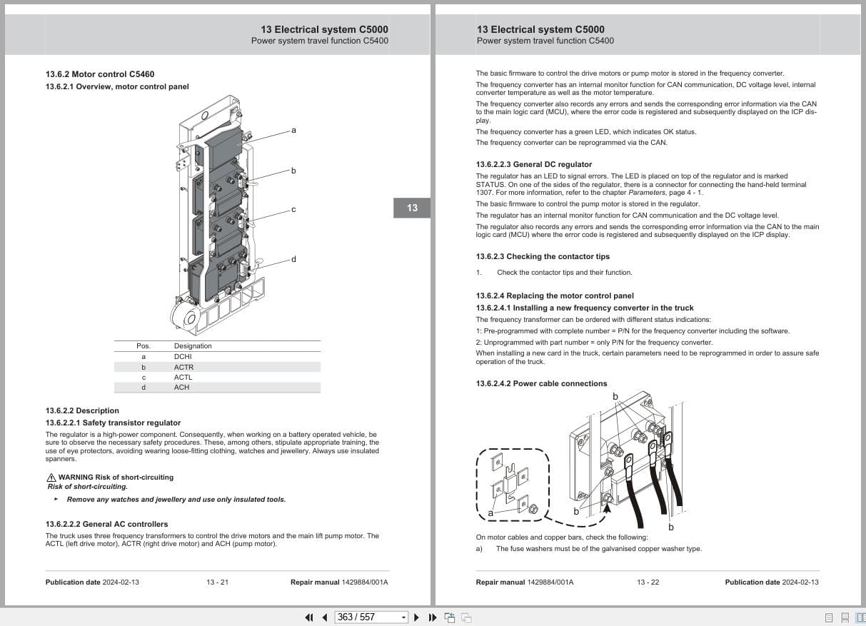 Raymond Swing Reach 9800 Maintenance Manual 1429884001A 2024 (2)