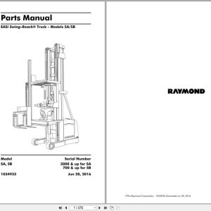 Raymond Swing Reach EASi SA SB Parts Manual 1034935 2016 (1)