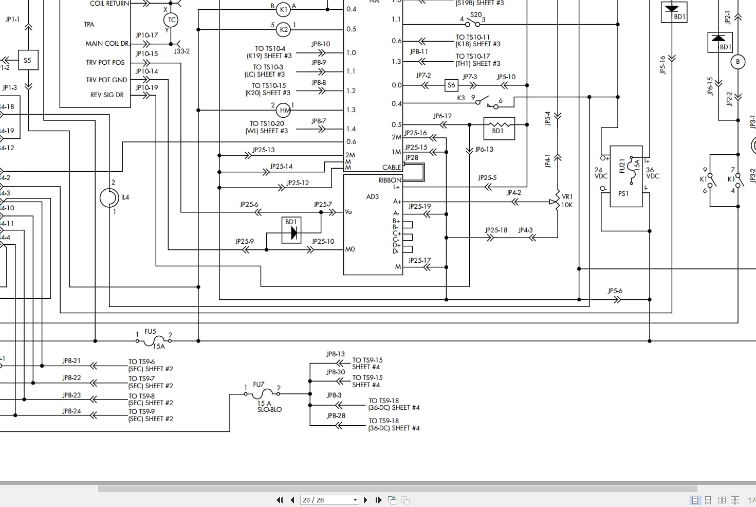 Raymond Transtacker TRT Electrical Schematic 1123027B 2013 (3)