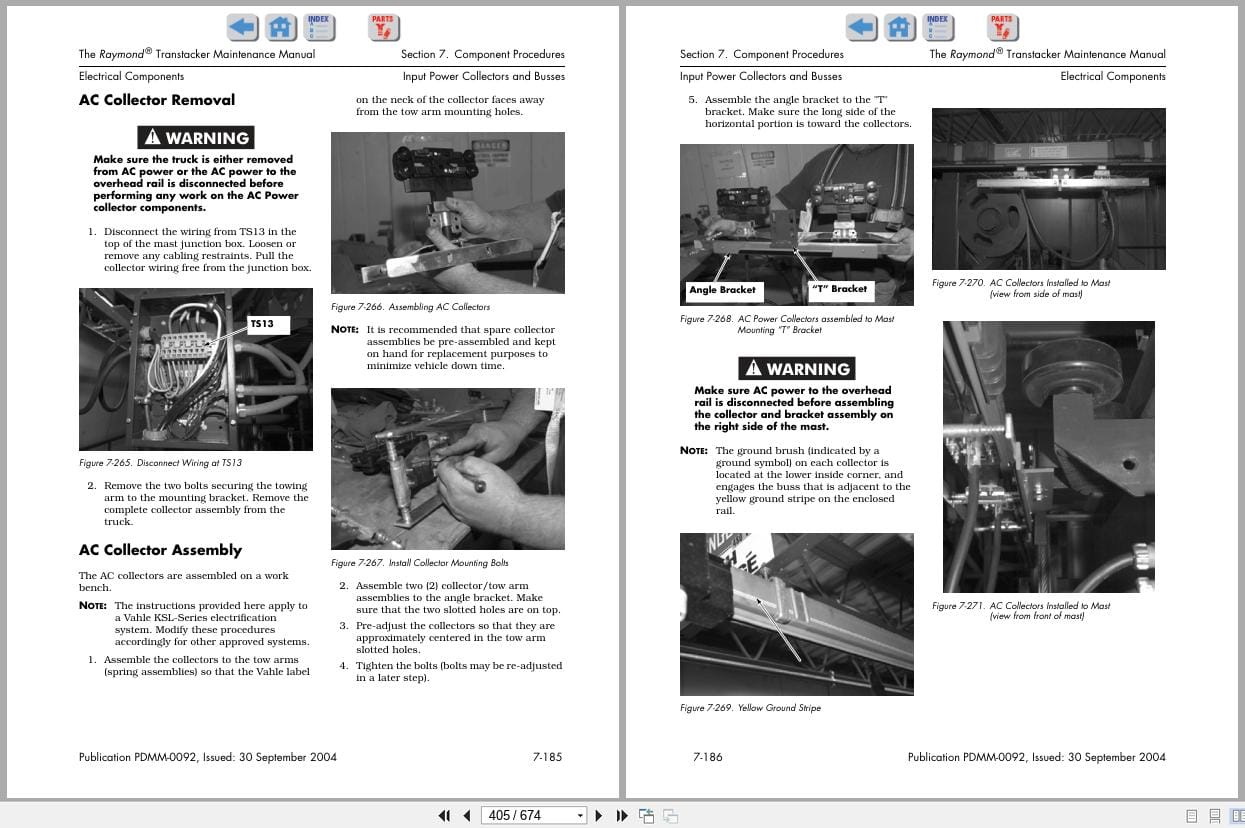Raymond Transtacker TRT Maintenance Manual PDMM 0092A 2004 (3)