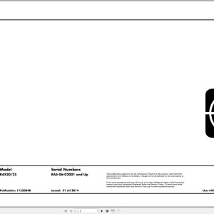 Raymond Walkie Stacker RAS20 RAS25 Electrical Schematic 1123084B 2014 (1)