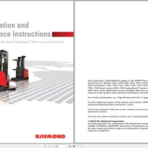 Raymond iPort Kit Installation and Maintenance Manual 1089339001H 2019 (1)