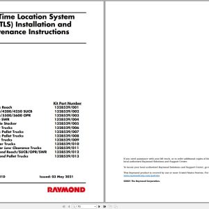 Raymond iW.RTLS Installation Maintenance Manuals (1)