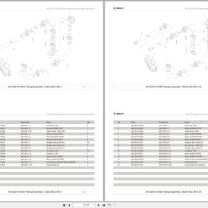 Sany Trailer Mounted Concrete Pump HBT120C 2120DIII Parts Manual (2)